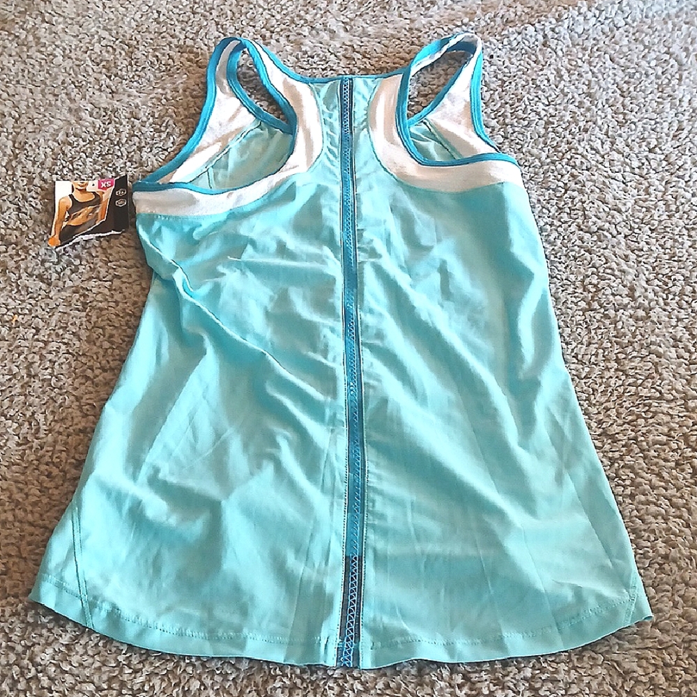 Light Blue Athletic Tank Top